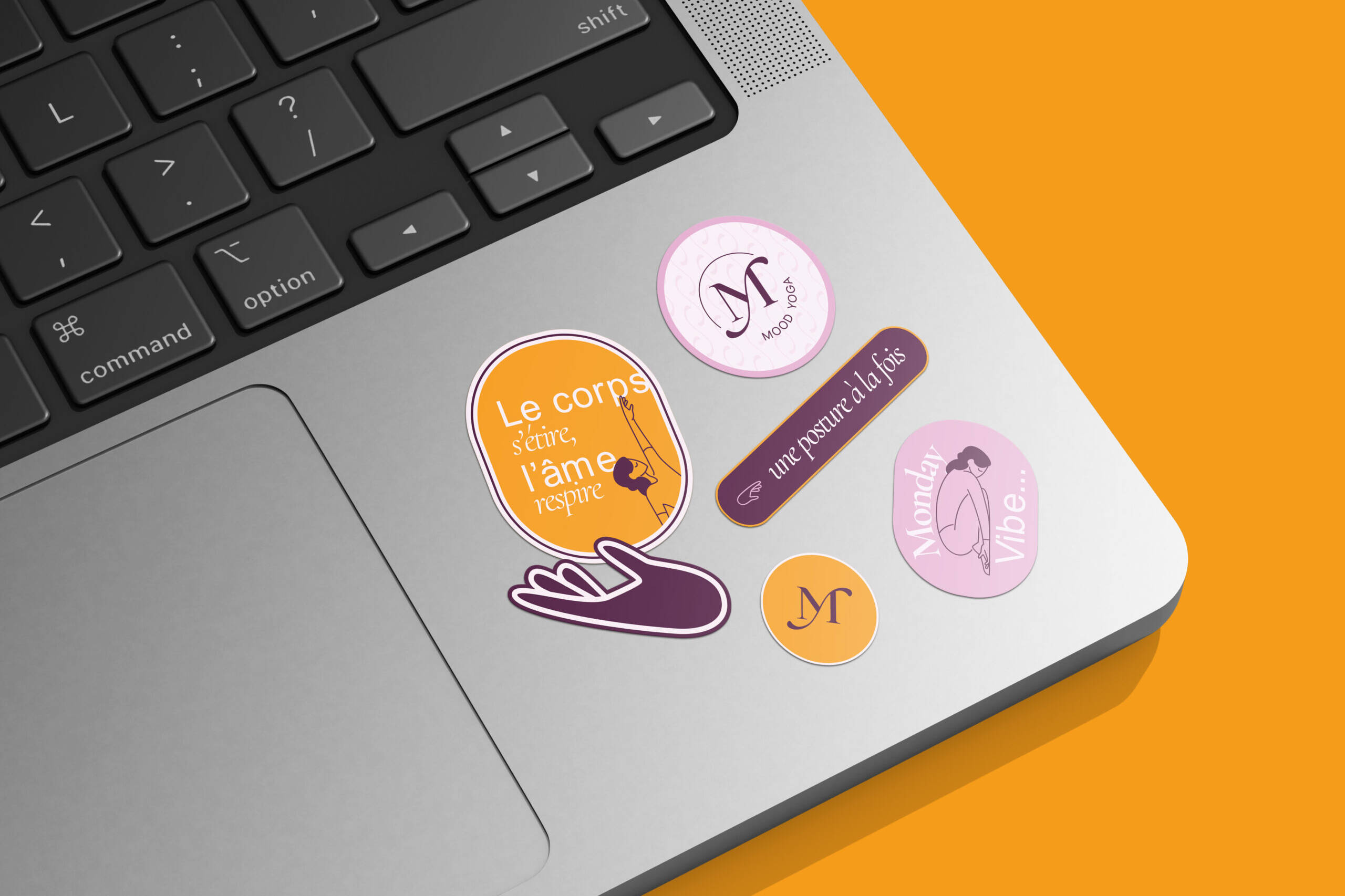 Mood Yoga stickers