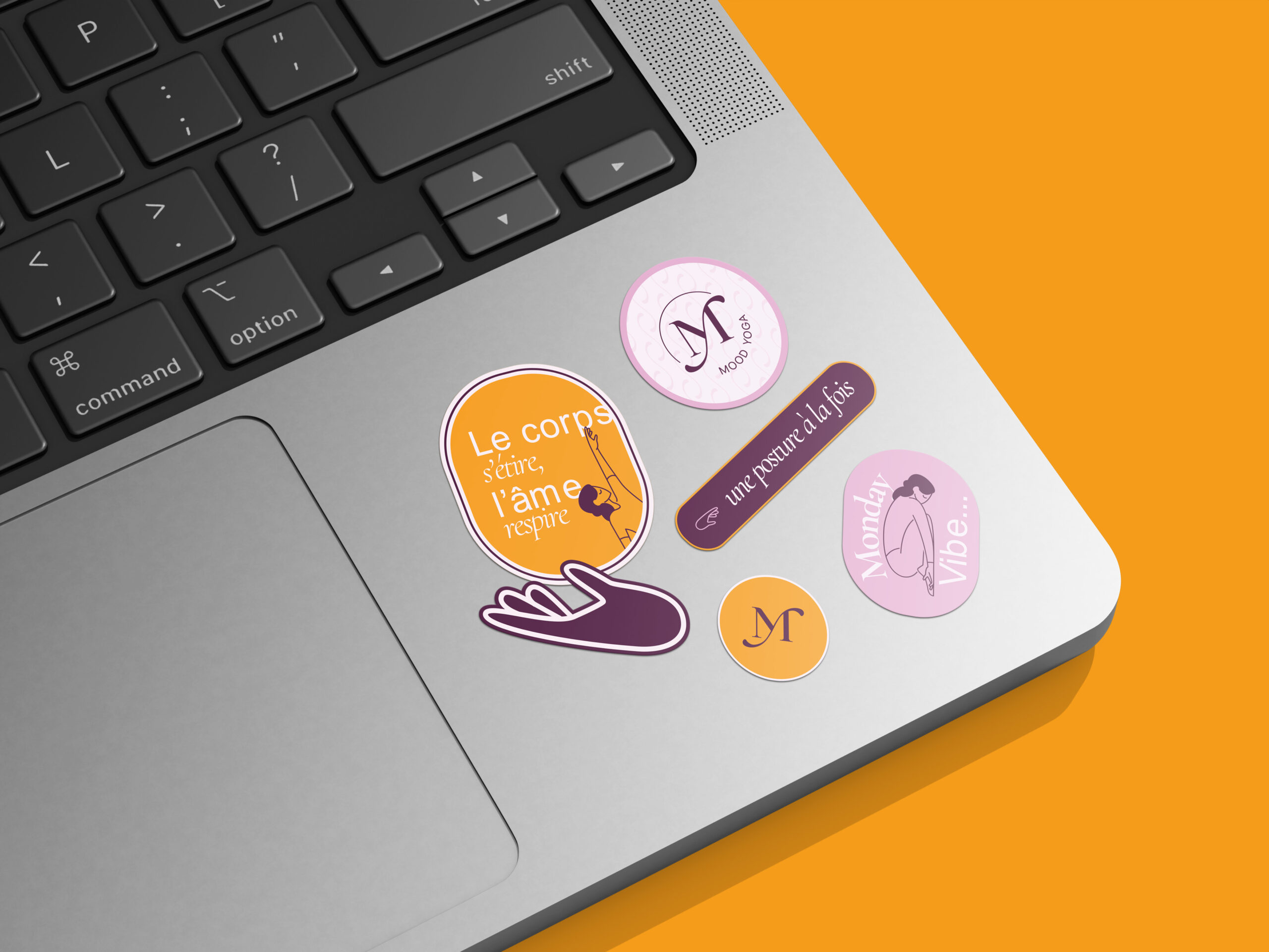 Mood Yoga stickers